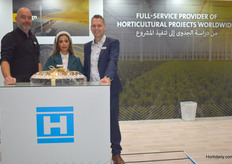 Marc Middelkoop, Wejdan Abdulaziz y Bob Hunsche de van der Hoeven