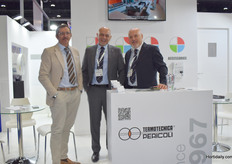 Fabrizio Sappa, Samir Al Nazer y Mauro Pericoli de Thermotecnica / Pericoli, también presentes en la primera edición de Horti Agri Next