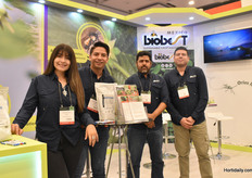 Estefania, Ezequil, Vidal y Jaime de Biobest.