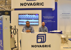 Omar Ramírez e Isaías Bernal, de Novagric.
