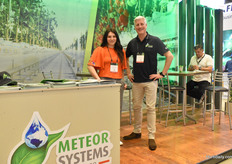 Rocio Rubin y Marc Staring, de Meteor Systems.