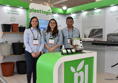 Ana Cristina García, Samantha Farias y Gustavo Silva, de Plantlogic.