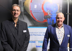 Egbert de Gelder y Nico van Scheppingen con Thermeta