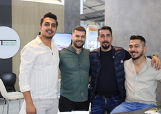 Ali Ciruk, Cerca Ertgoban, Semet Gedik y Mustafa Atik con IMT Greenhouse Automation