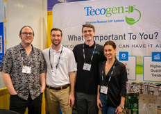 Kurt Smith, Stephan Lafaille, Dalton Allaben y Lindsay Cannavo, Tecogen. Sus sistemas de cogeneración ayudan a los agricultores a hacer frente a los crecientes costes energéticos y a los retos medioambientales.