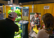 Por supuesto, el stand de la Asociación Internacional de Cultivadores de Germinados estaba repleto de hermosos productos frescos.
