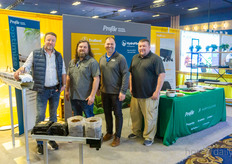 Ferdi van Elswijk, Jason Lovell, Shane Hutto y Erik Waterman, de Profile Growing Solutions.