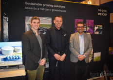 Certhon Denso: Dino Nardicchio, Edwin Vanlaerhoven y Jeffrey Landau, activos tanto en la construcción de invernaderos como en la agricultura vertical.