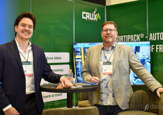 Bjard Schoots de Crux Agribotics y Aaron Bickell de Viscon Group