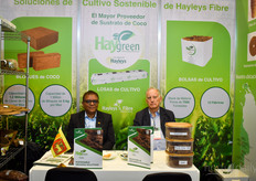 Asiri Silva y Ángel Díaz Núñez de Hayleys Fibre