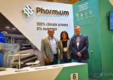 Jaime Gómez, Marta Gentille y Peter Ollevier, de Phormium