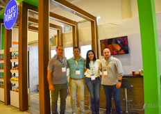 Javier Rocha, Bob Donckers, Fabiola Verber y Roberto Fiol, de Pure Flavor