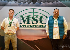 Javier Ayuso y Julián Ruiz ,de MSC Invernaderos