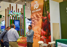 Reuniones en el stand de Rijk Zwaan