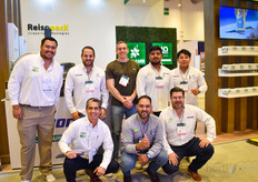 Gustavo López, Fernando Gómez de Toyo Kasei, Quentin Gomis de BioGrow, Alfredo Prado, Marco Cardiel y César de Anda, de Toyo Kasei.