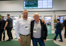 John Place (Nourse Famrs) y Laust Dam (HotHouse Vegetable Consulting)
