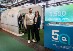 Enrico Garrasi y Mariachiara Manera (Agriplast). Este año, la empresa celebra su 50 aniversario