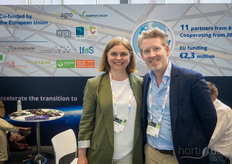 Yuliya Bondarenko (DLG) y Kuno Jacobs (Nova Exhibitions y DLG Benelux) colaboran en la organización de diversos eventos para la industria de productos frescos y de interior.