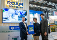 Ivan Casteels (Roam Technology) recibe la visita de Matsutani Kazuki y Sawamura Takeshi (Zen-Noh Green Resources Corporation), su nuevo distribuidor.