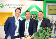 Piet van den Oord, Henri van Hemert y Joan Hanegraaf (Oerlemans Plastics)