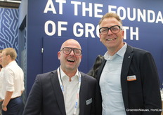 Ed Zwaansdijk (Kekkilä-BVB) y Johan van der Geest (Atrium)