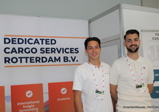 Pepijn Strijbis y Eric Holstein (Dedicated Cargo Services)
