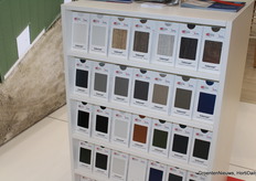 Westnederland Horti Insulation muestra una gama de diferentes colores y tipos de sistemas de aislamiento
