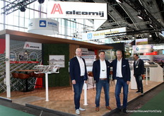 Erik Schäfer, Sven van Heijningen y Gert-Jan Bol (Alcomij). También los productos de Caeli estuvieron presentes en el stand.