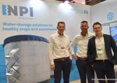 Reinier Brouwer, Erik van der Geest y Leo Oegema (NPI)