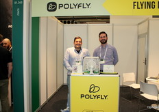 Christopher Duran y Marc Vaez-Olivera, de la empresa almeriense Polyfly (España), demostraron la eficacia de las moscas planeadoras como polinizadoras de hortalizas y plantas ornamentales.