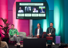 Jay Evans, Keirton, Ruben Valenzuela, Valenveras, Nick Abbingh, Cannabis Drying, en el panel moderado por Sonny Moerenhout.