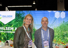Mariska Dreschler, de GreenTech, y Michael Ploeg, de Dalsem