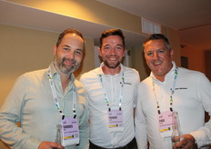 Torben Looije, de Valto y Patrick ten Have y Paul Koppert, de Koppert Machines