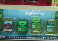 Little Leaf Farms - el stand estaba demasiado concurrido para una foto, pero nos aseguramos de capturar sus productos