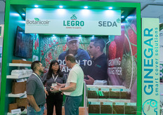 Las empresas hermanas Botanicoir, Legro y Seda comparten el stand y toda la información sobre sus sustratos