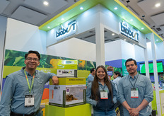 Ezequiel Morales, Yesenia Raya y Jesús Peñaloza, Biobest.