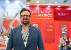 Flavio Inzunza, GreenV. GreenV, que agrupa a varios proveedores holandeses, abrió una nueva oficina en México durante la feria.