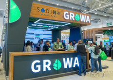 El stand de Growa, abarrotado todos los días de la exposición.