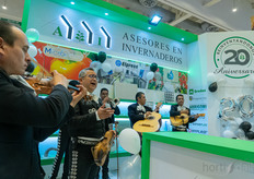 Mariachis en el 20 Aniversario de Asesores en Invernaderos.
