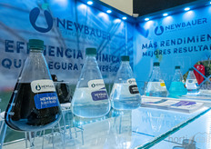 Productos Newbauer en su stand.
