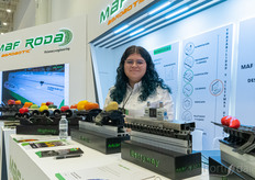 Paulina Souza muestra las producciones de MAF Agrorobótica