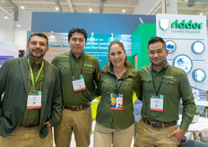 Equipo Ridder: Rubén Soto, David Velázquez, Gloria López, Victor Rebolledo.