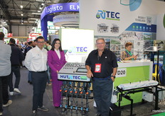 En el área de Agritech Murcia, su presidente Luis Miguel Peregrín en el stand de Ritec