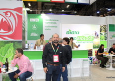 Torcuato Vallecillos, en el stand de AgroBiology