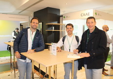 En la foto, Facu Mederano, Antonio Ruiz y Manolo Vargas, de FTS Agroconsulting