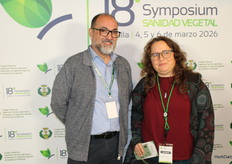 Jesús Gerique, de Agroslab, y Montse Bas, del Colegio de Ingenieros Agrícolas de Cataluña