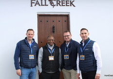 Teun Leenders, Paul Nselel, Marc de Beer y Mark David