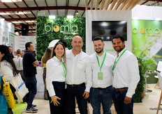 Noemí Pérez, Antonio Serrano, Iván García y Oscar Montes, de Biomip