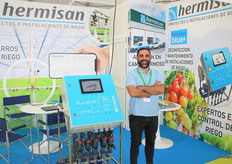 Luis Carlos Soto, en el stand de Hermisan