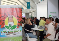 Semilleros Los Crespo volvió a compartir stand con Ikos Tech, y no cabía un alfiler